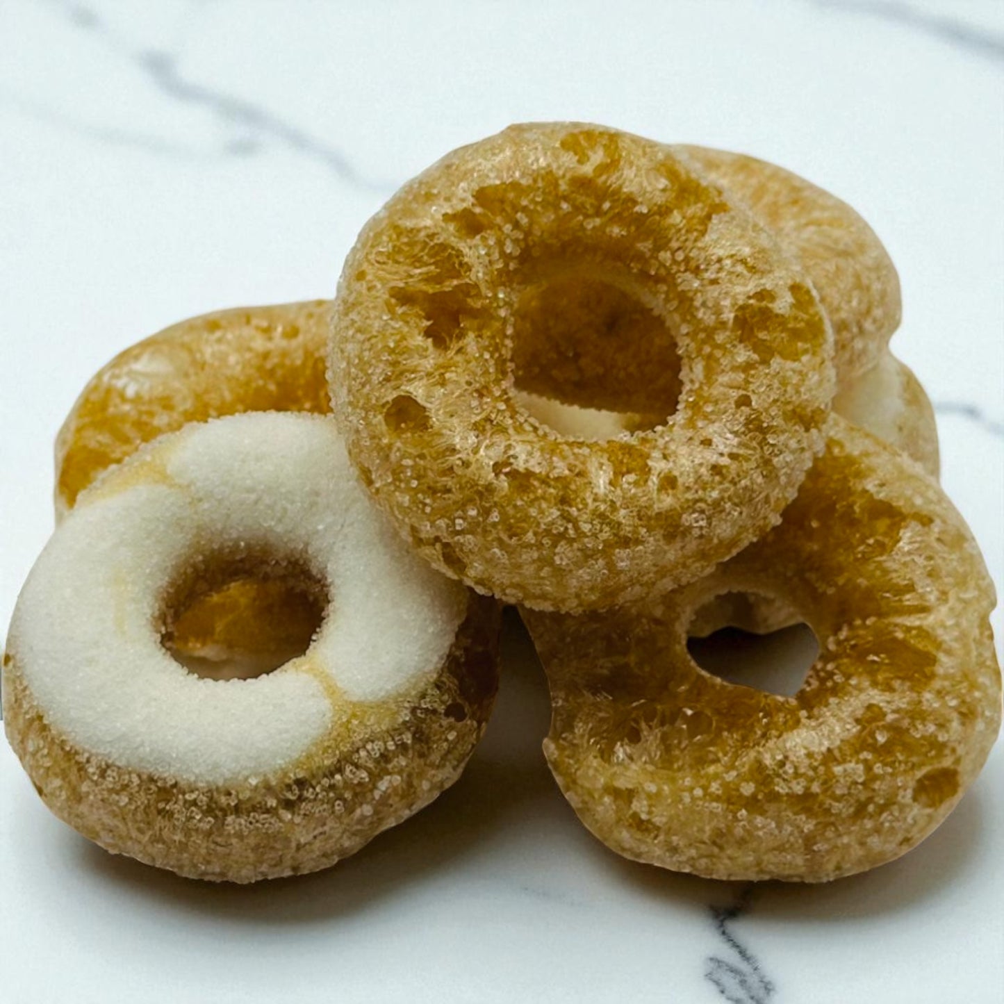 Cola Hoops – gefriergetrocknete Süßigkeit von Melfmade Munchies aus Hamburg