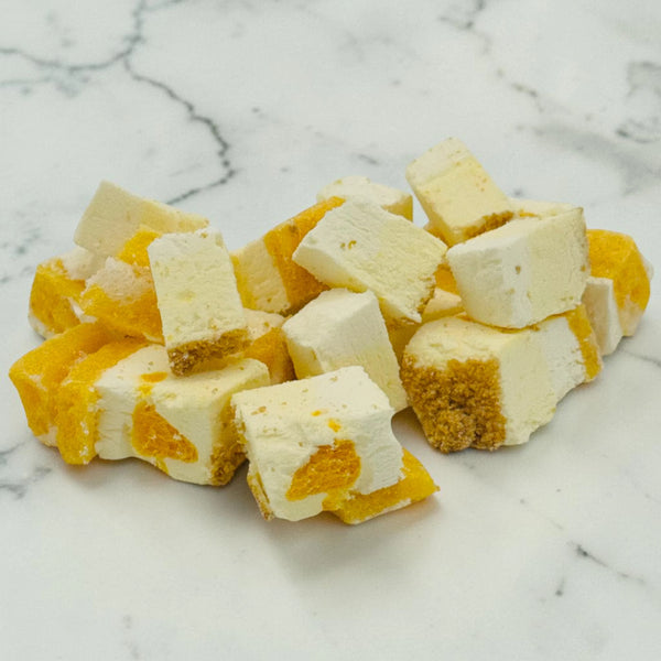 Mandarin Sunburst Slice – gefriergetrocknete Süßigkeit von Melfmade Munchies aus Hamburg