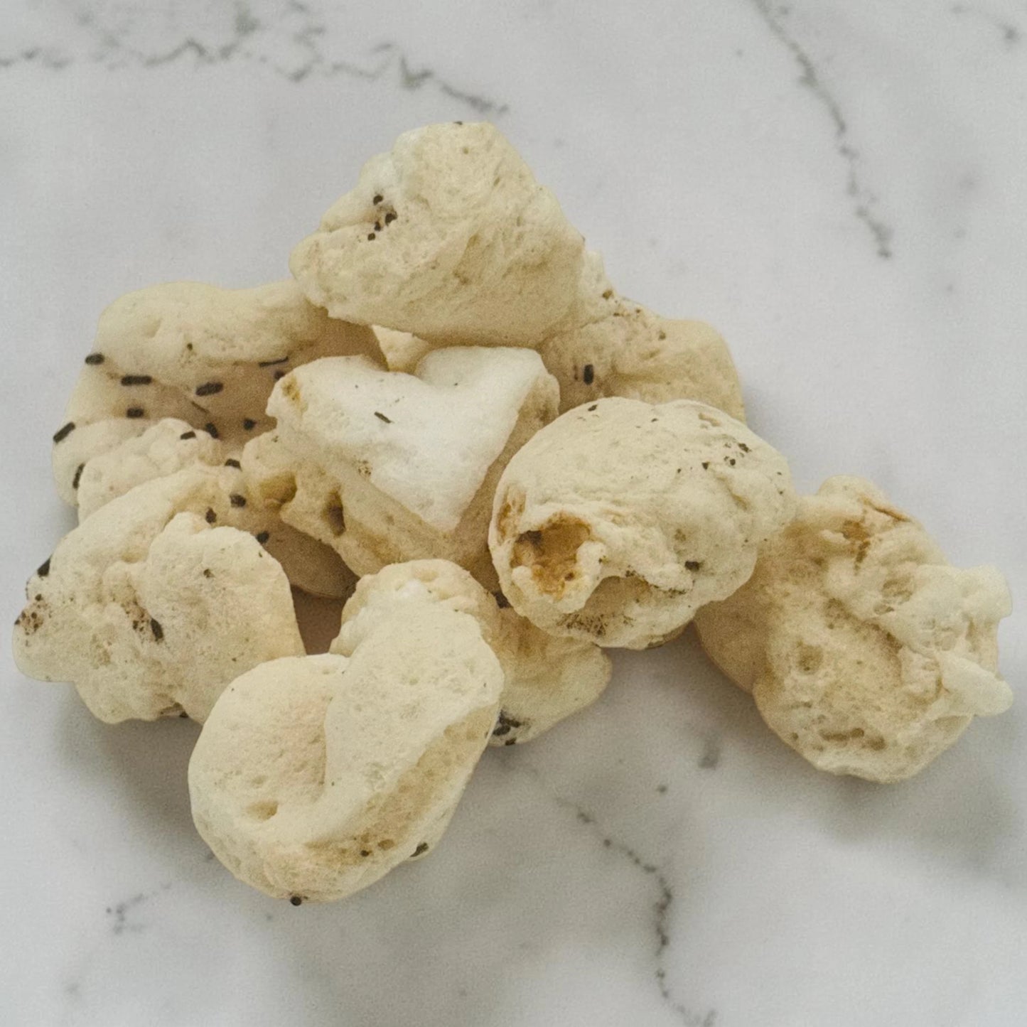 Marfmellows - Marshmellows mit Nougat Geschmack und Schoko Streuseln