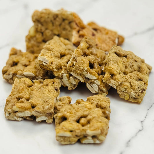 Peanut Brittle  – gefriergetrockneter Snack von Melfmade Munchies aus Hamburg
