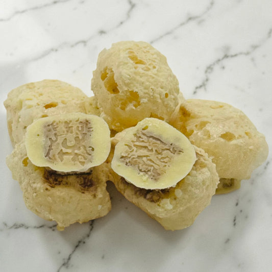 Whix White  – gefriergetrocknete Süßigkeit von Melfmade Munchies aus Hamburg
